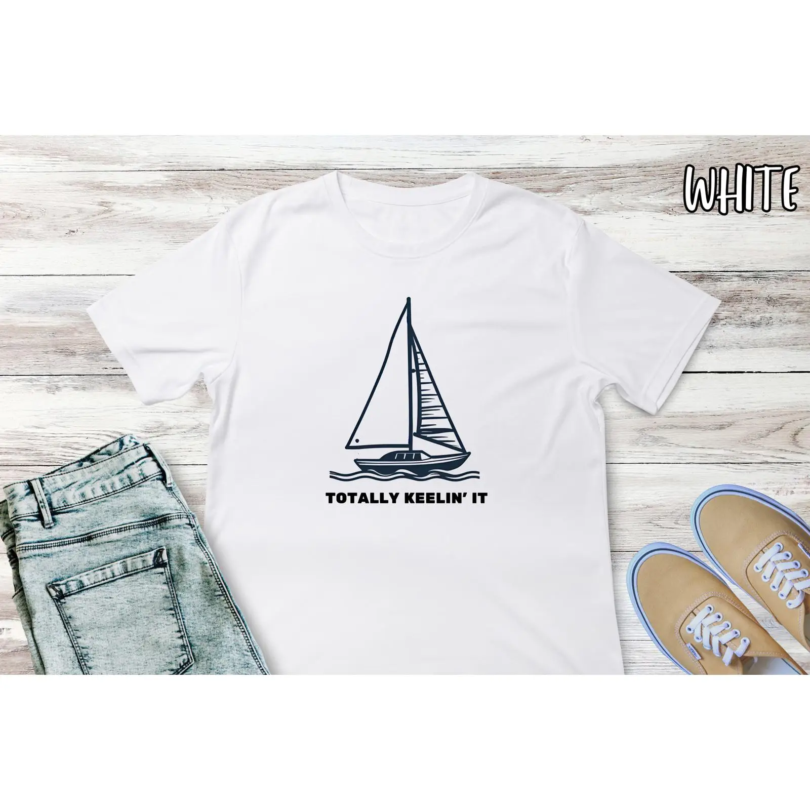 Kaos Berlayar Lucu Kapten Kapa - Vintage Fashion Quotes ulasan dan harga