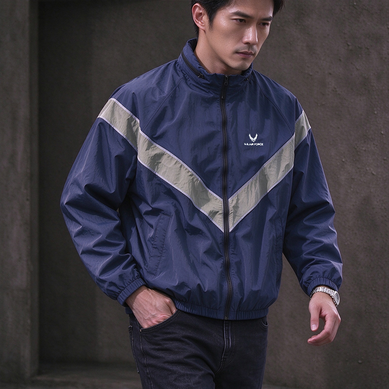 Jaket Windbreaker Militer Vint - Vintage Windbreaker Nylon ulasan dan harga