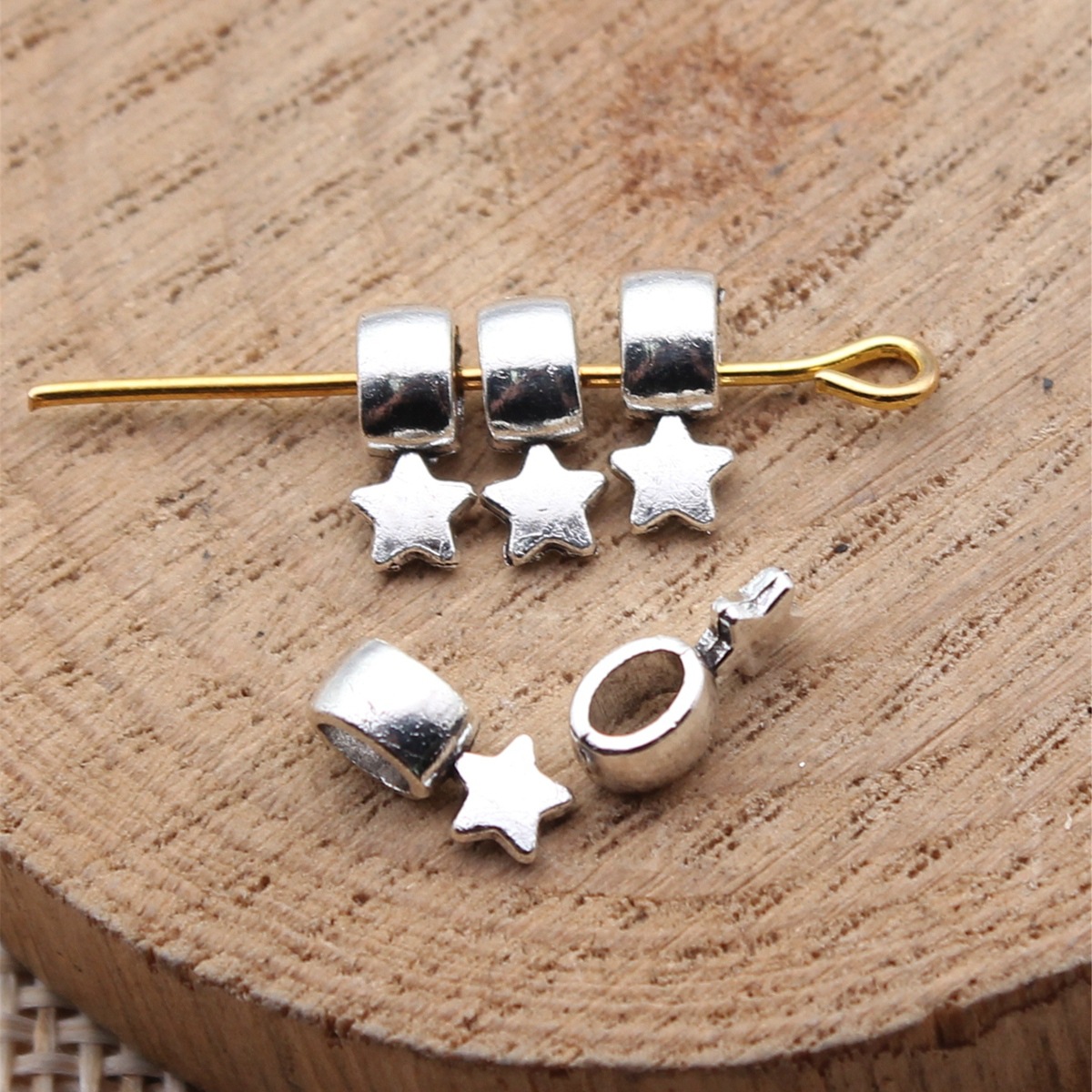40 buah, ukuran 8,5x4x3,8 mm,  - Vintage Fashion Online ulasan dan harga
