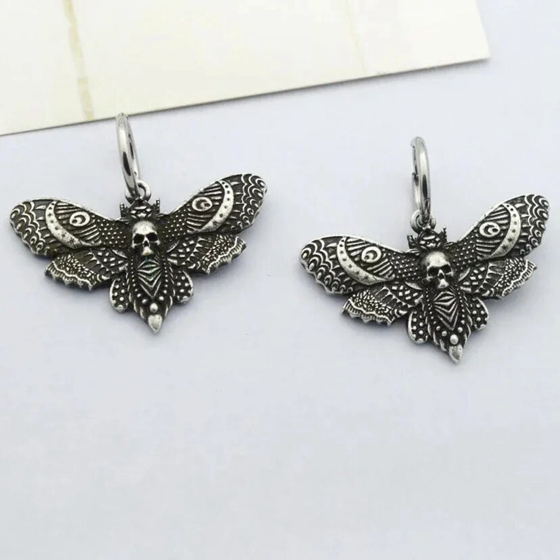 Gothic Vintage Moth telinga Ho - Vintage Fashion Stores ulasan dan harga