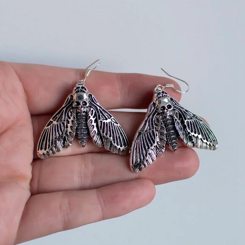 Gothic Vintage Moth telinga Ho - Vintage Fashion Stores ulasan dan harga
