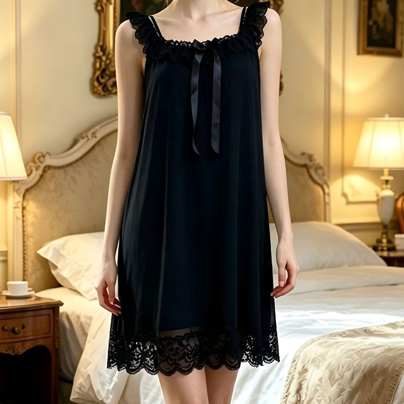 Gaun Tidur Wanita Tanpa Lengan - Vintage Fashion Dresses ulasan dan harga