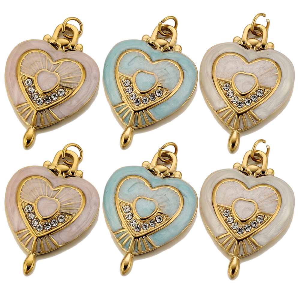 3 buah liontin hati vintage be - Vintage Fashion Stores ulasan dan harga