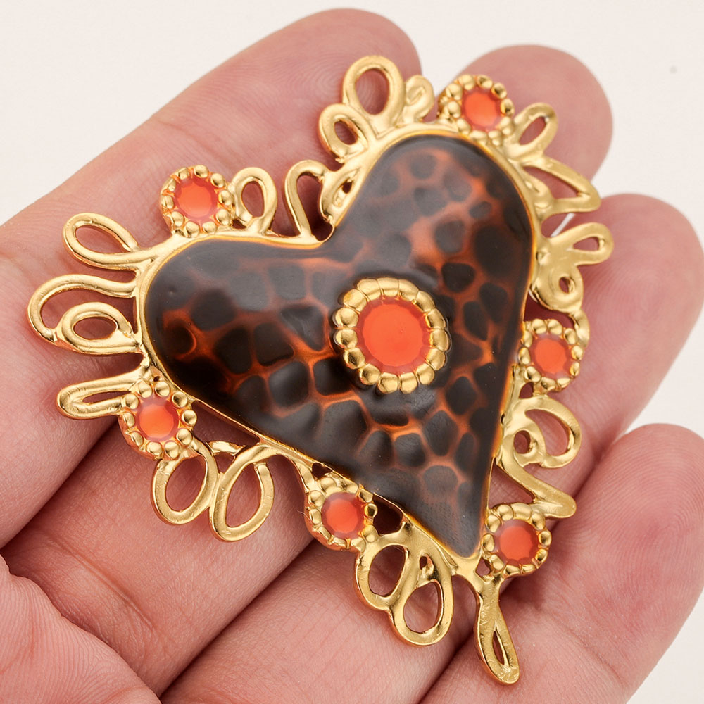 2 buah liontin pesona hati suc - Vintage Fashion Stores ulasan dan harga